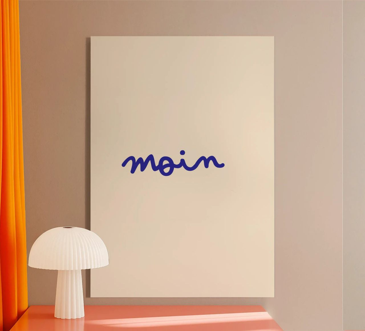Moin | Handgeschriebener Statement Print plexiglass da PrintCessStudio