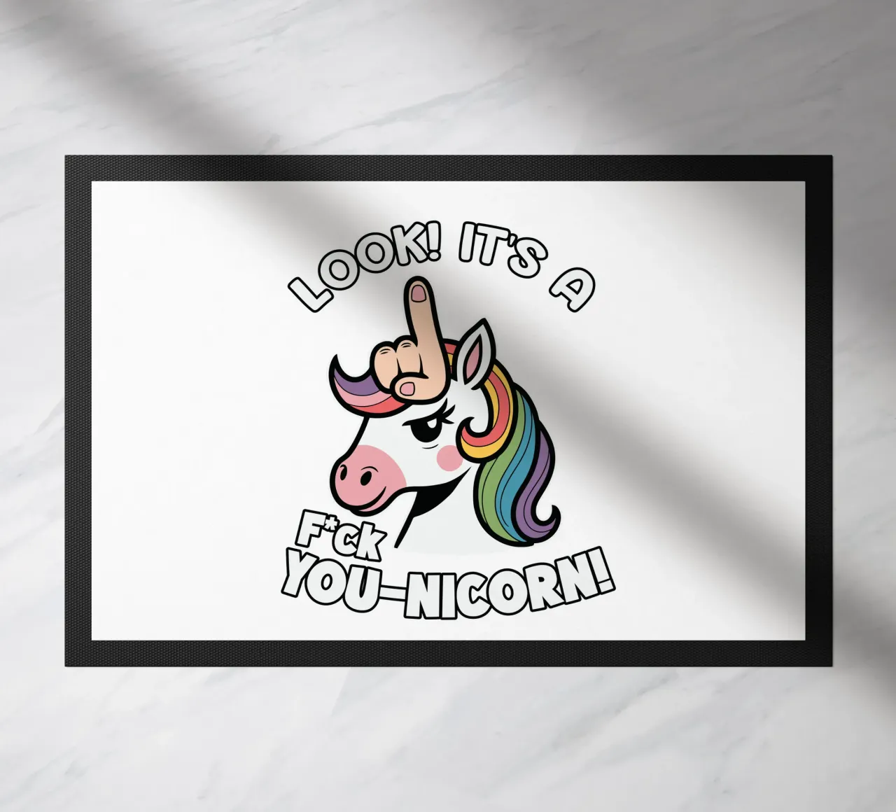 Look! it's a f*ck you-unicorn! zerbino da edsonramosart