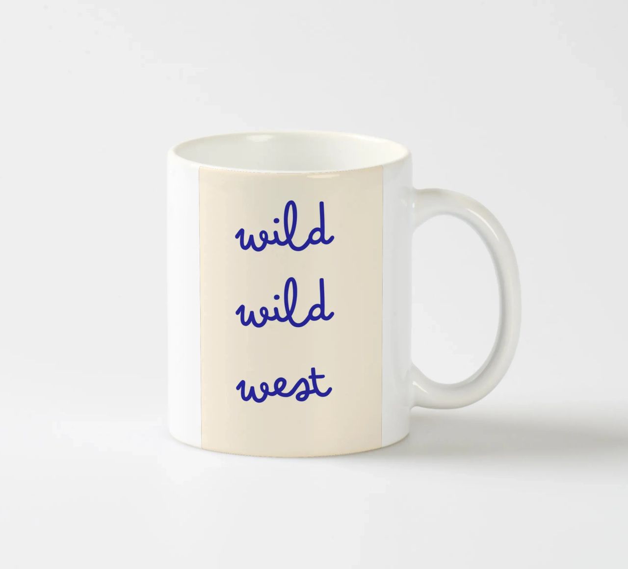Wild Wild West | Cute & Minimal Handwritten Print tazza in ceramica da PrintCessStudio