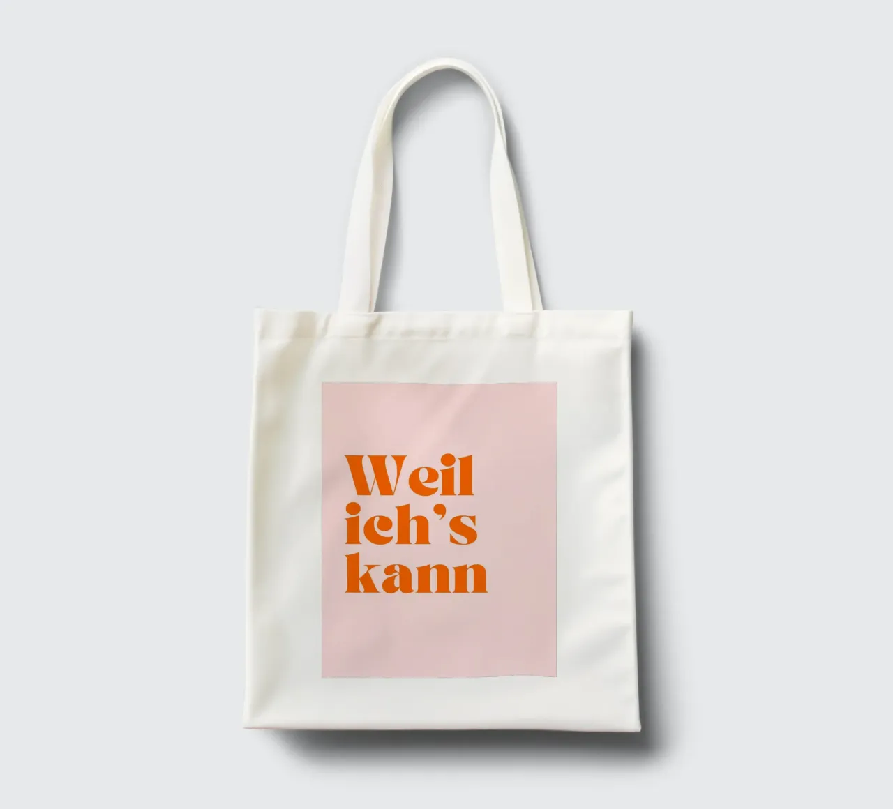 Weil Ich's Kann | Motivational & Bold Statement Print borsa in juta da PrintCessStudio