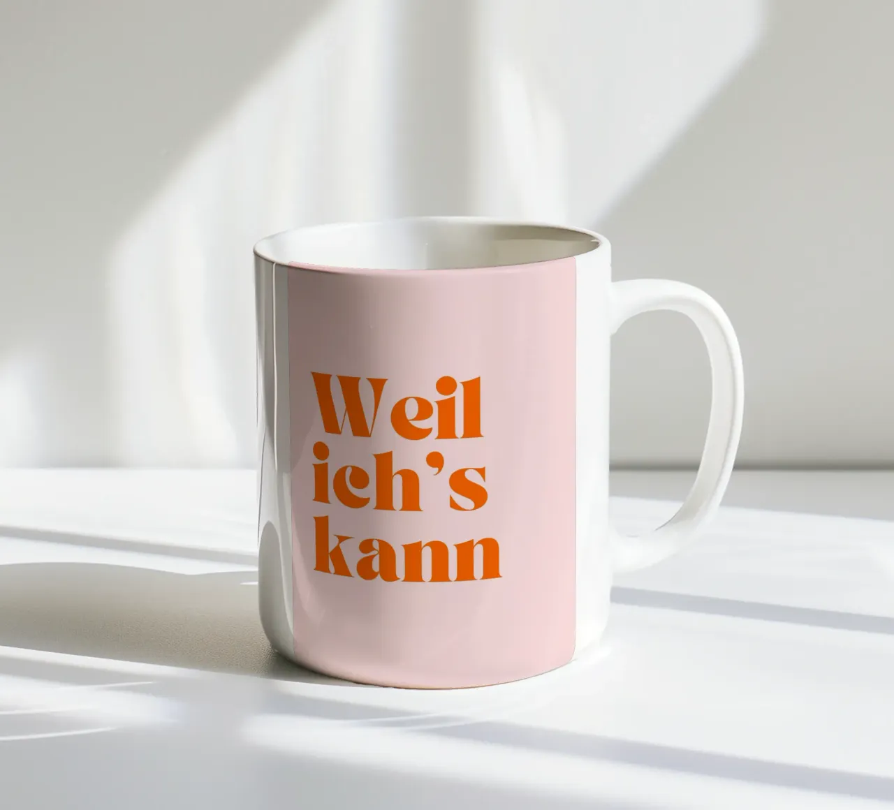 Weil Ich's Kann | Motivational & Bold Statement Print Keramik Tasse von PrintCessStudio