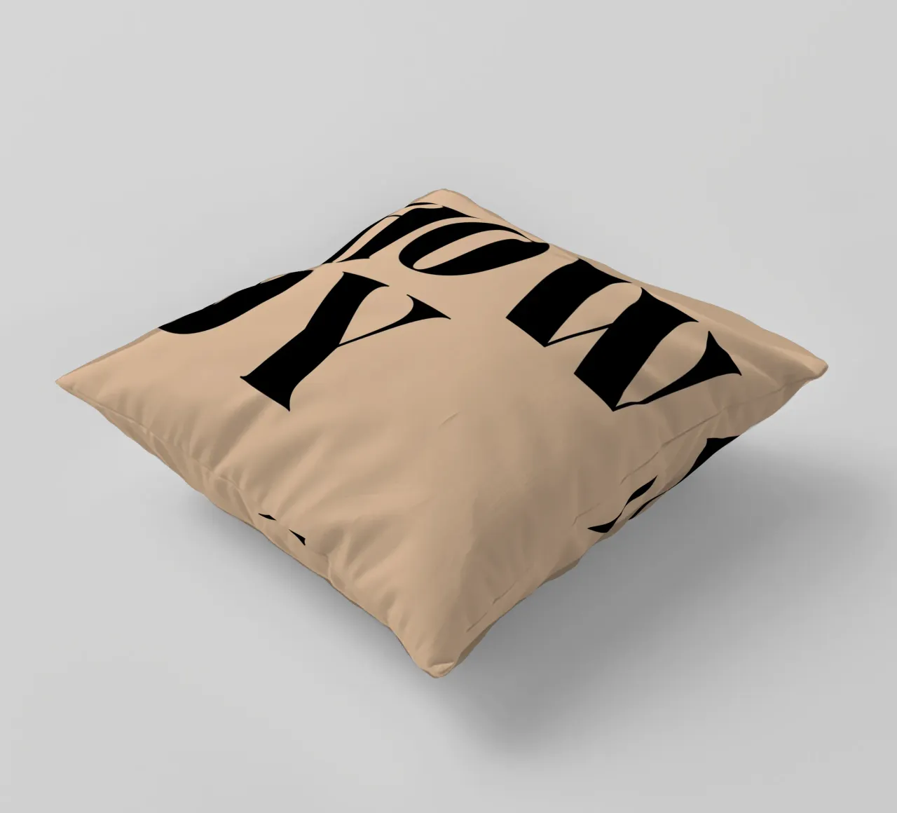 Howdy | Casual & Friendly Statement Print decorative cushion by PrintCessStudio
