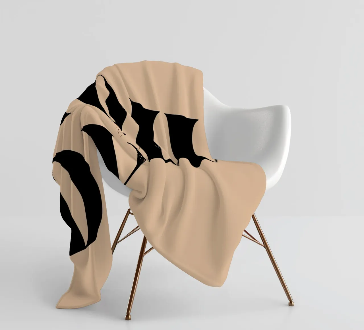 Howdy | Casual & Friendly Statement Print coperta in pile da PrintCessStudio