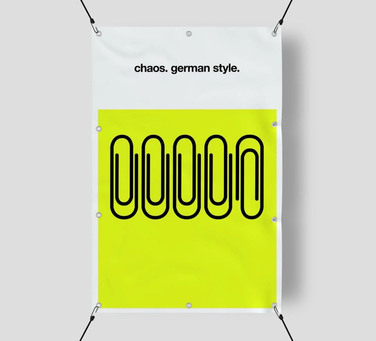 German Chaos telo in pvc da Kubistika