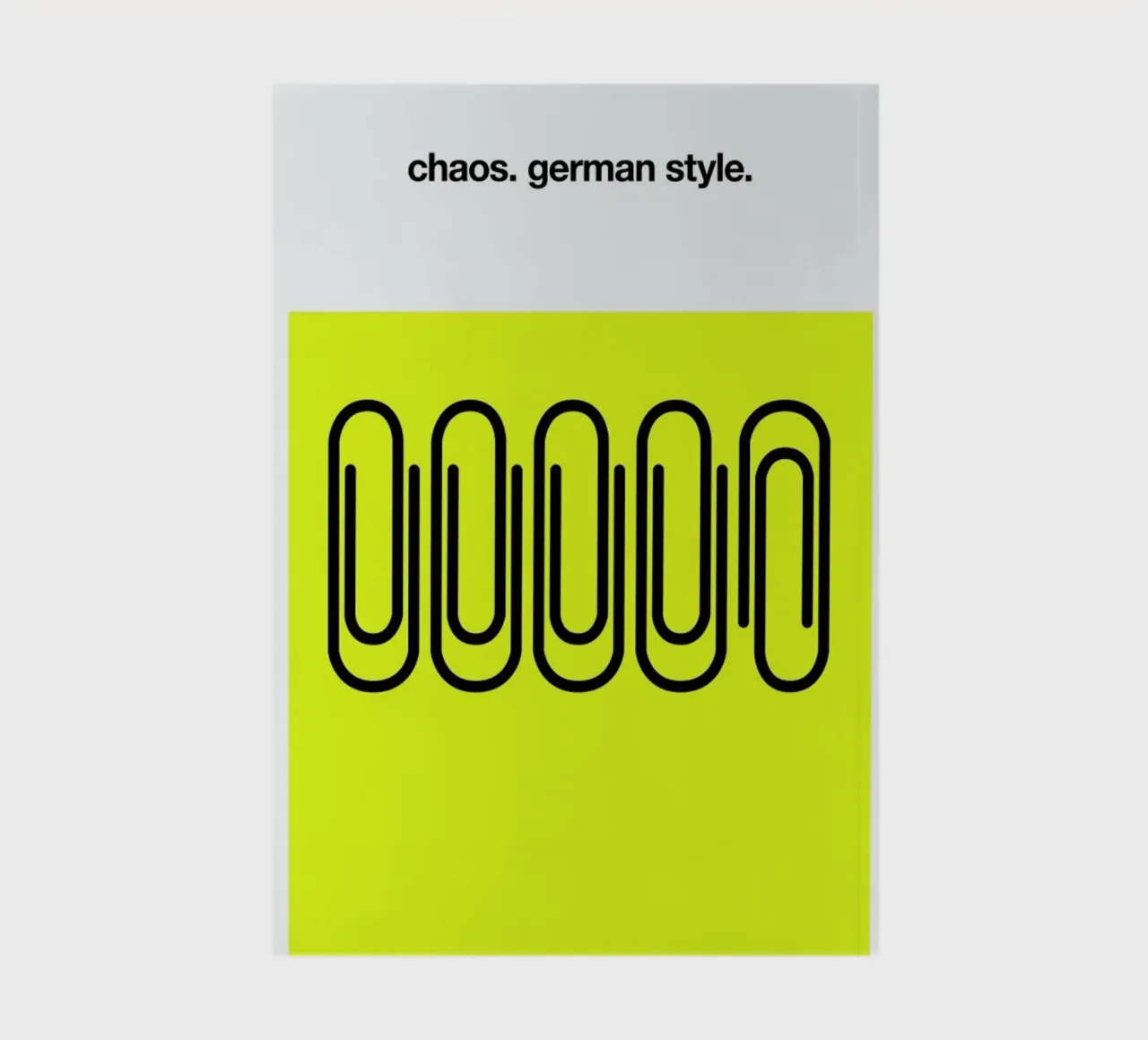 German Chaos Notizbuch von Kubistika