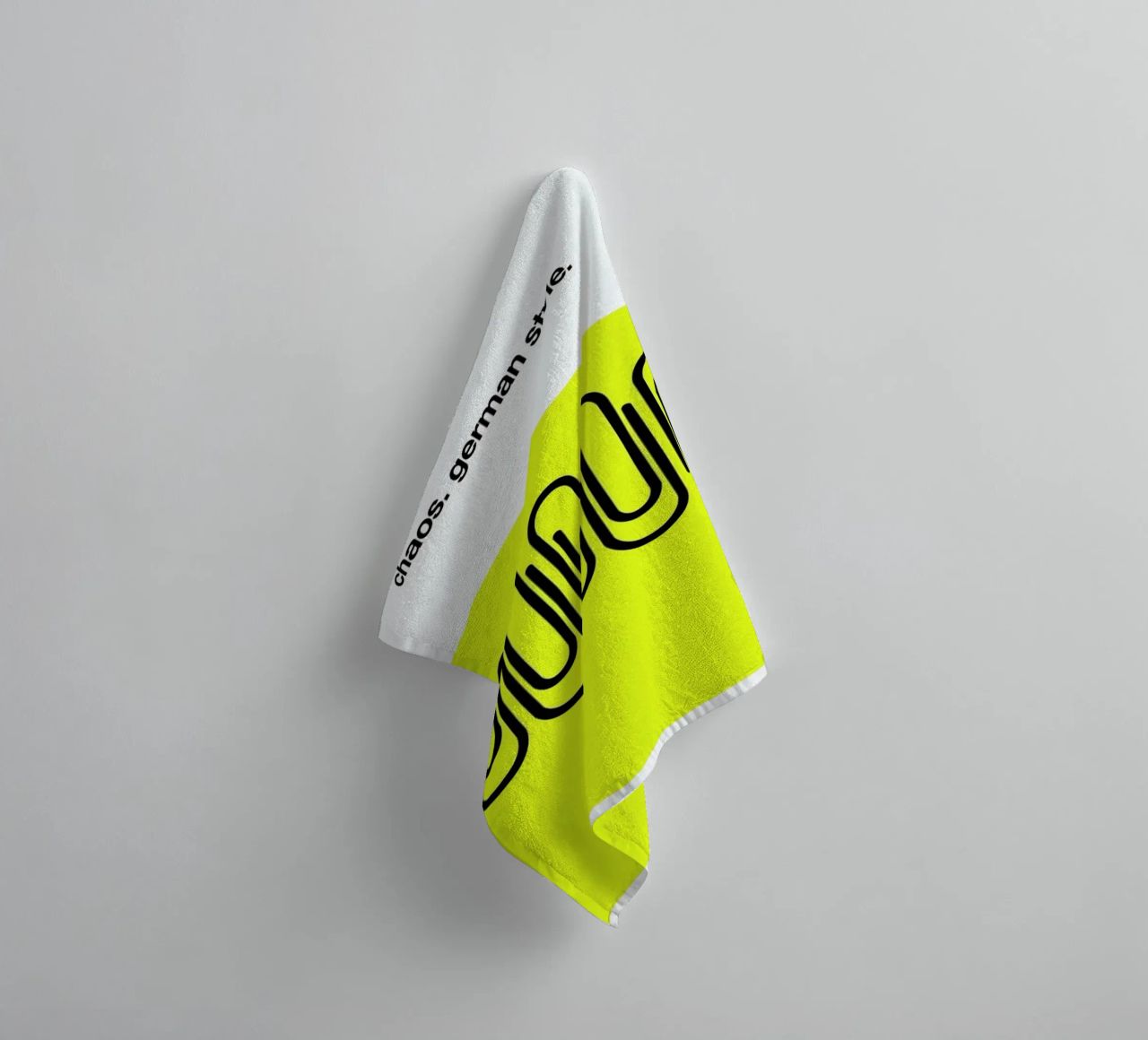German Chaos towel by Kubistika