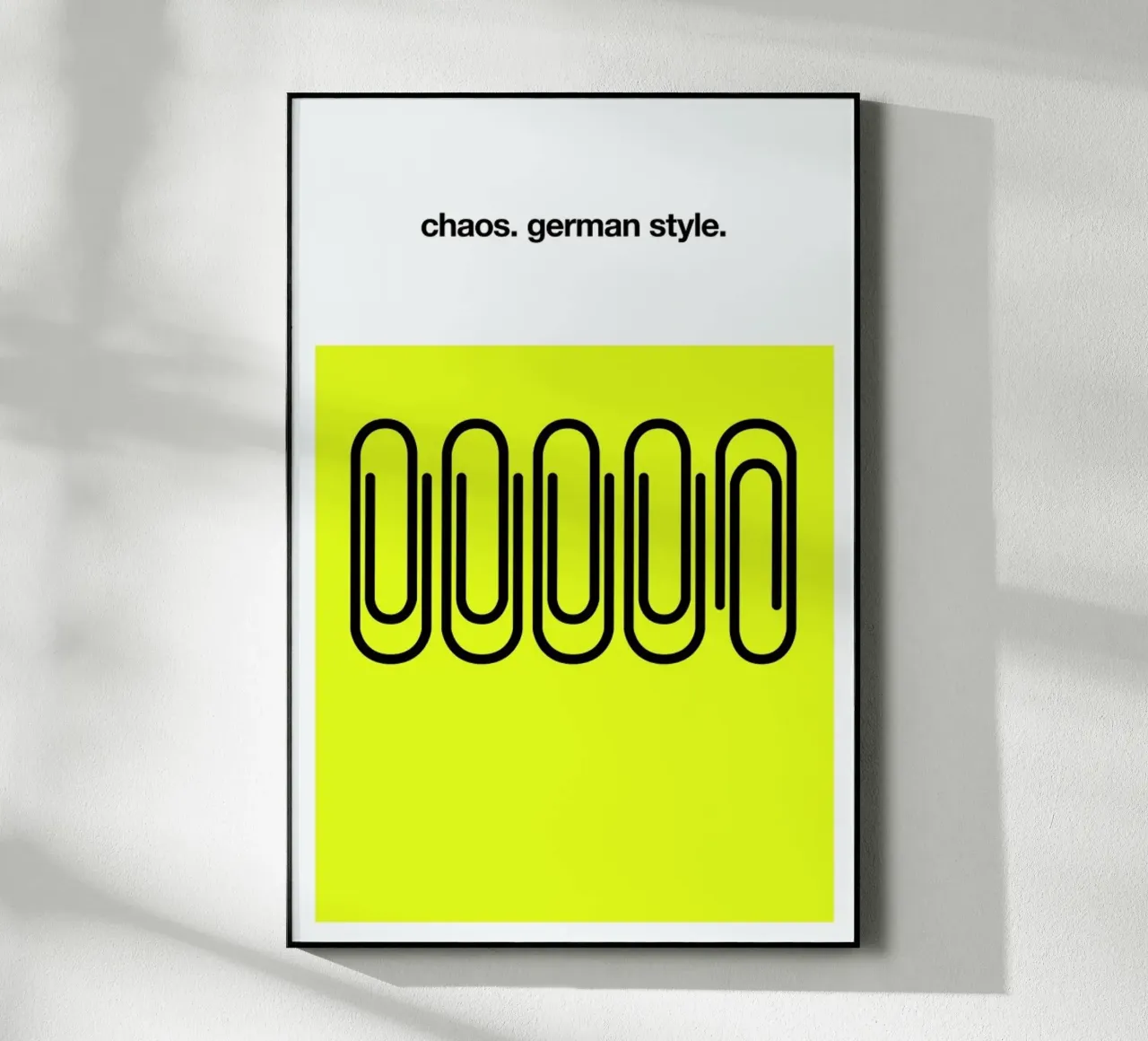 German Chaos plexiglass da Kubistika