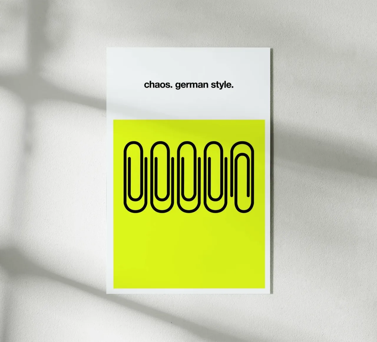 German Chaos plexiglass da Kubistika