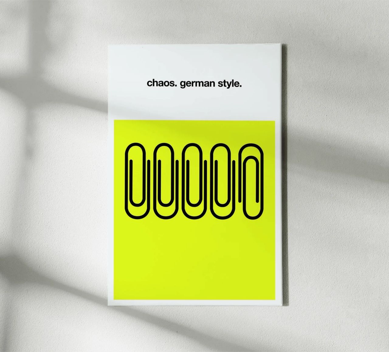 German Chaos canvas by Kubistika