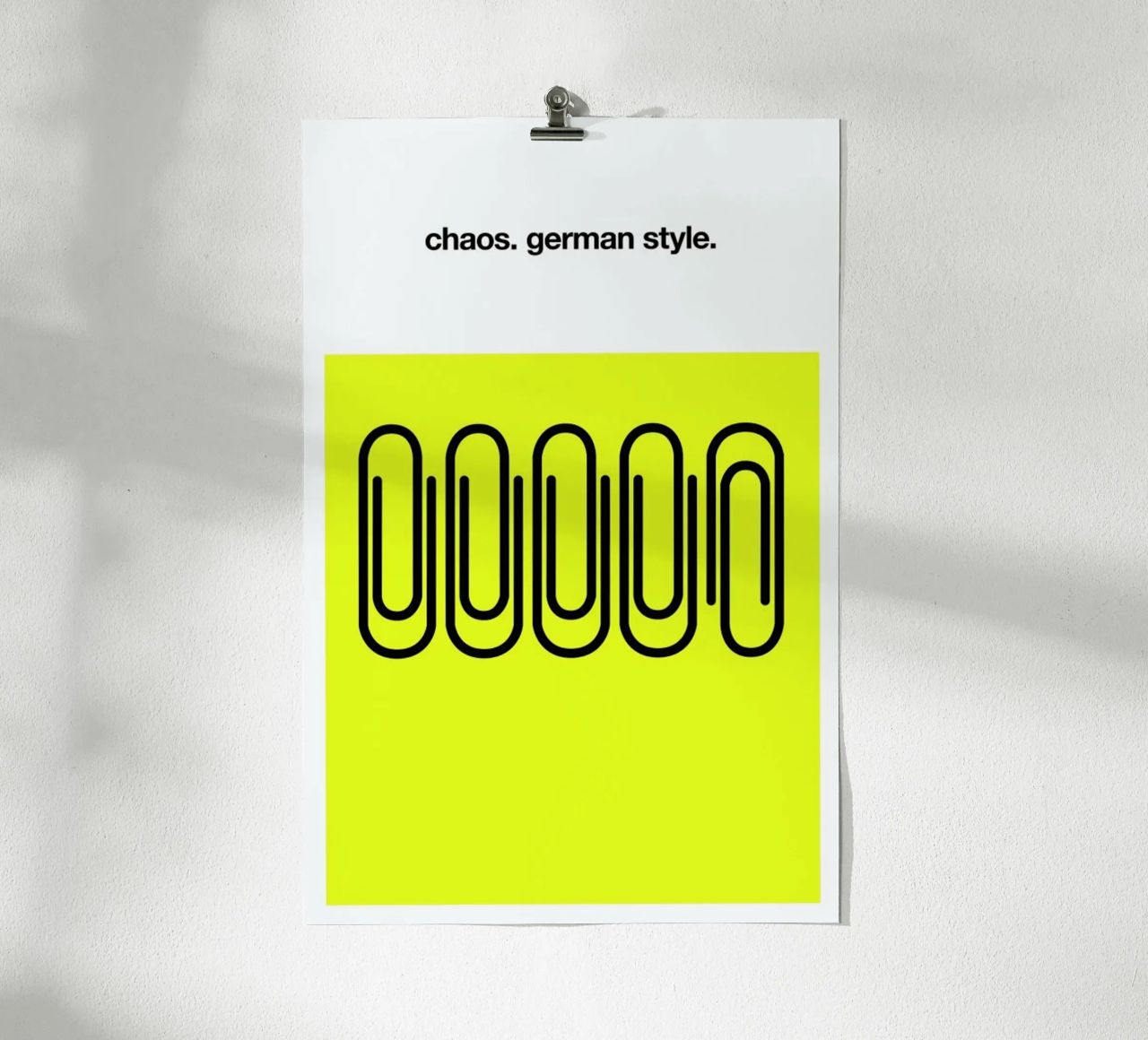 German Chaos poster da Kubistika