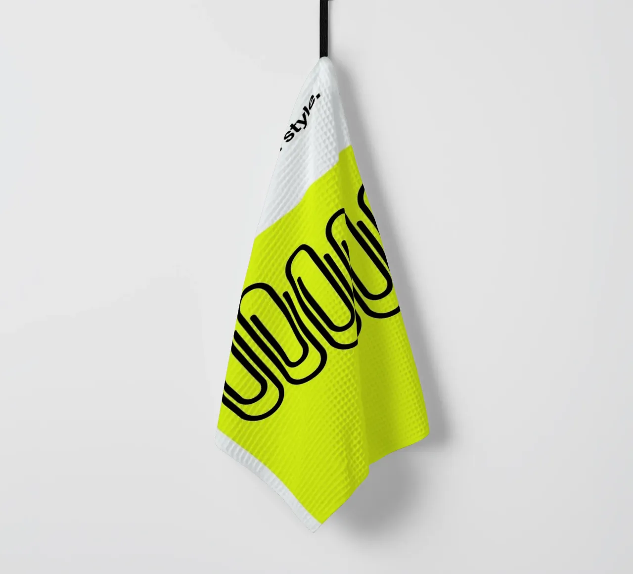 German Chaos tea towel by Kubistika