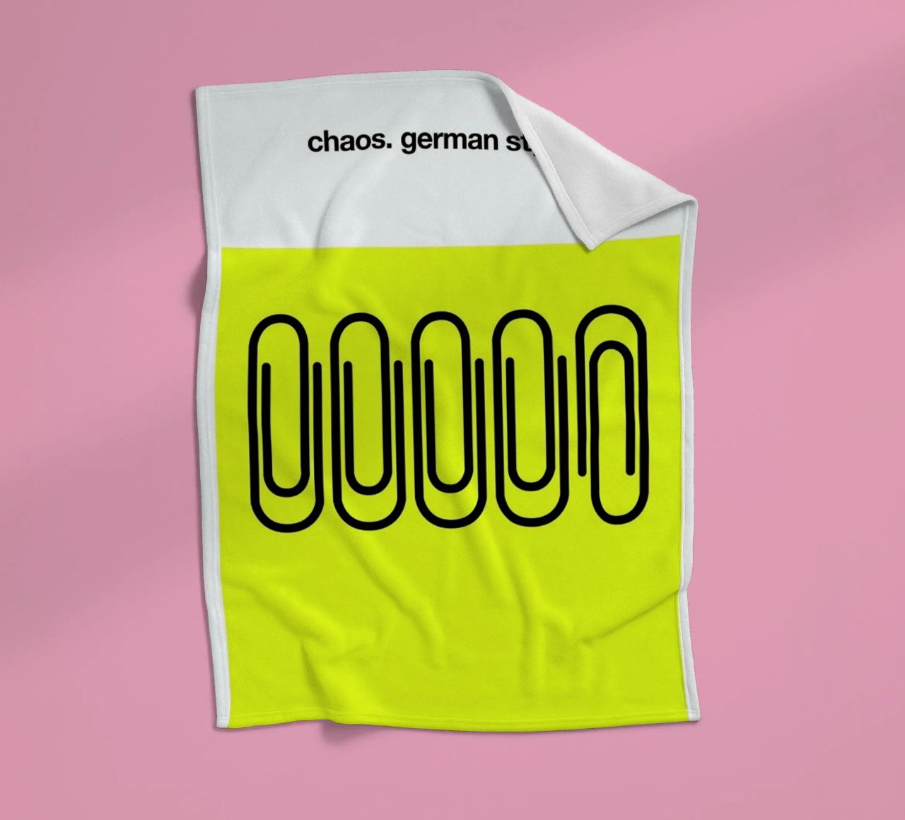 German Chaos Fleecedecke von Kubistika
