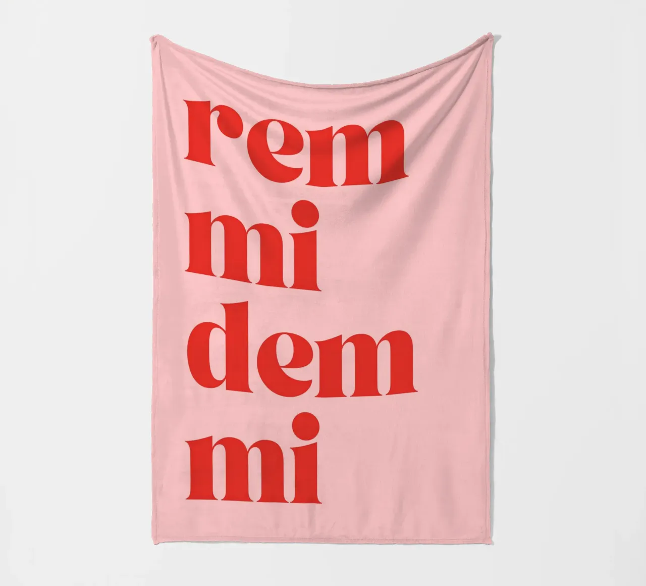 Remmidemmi | Lustiger & Lebhafter Statement Print coperta in pile da PrintCessStudio