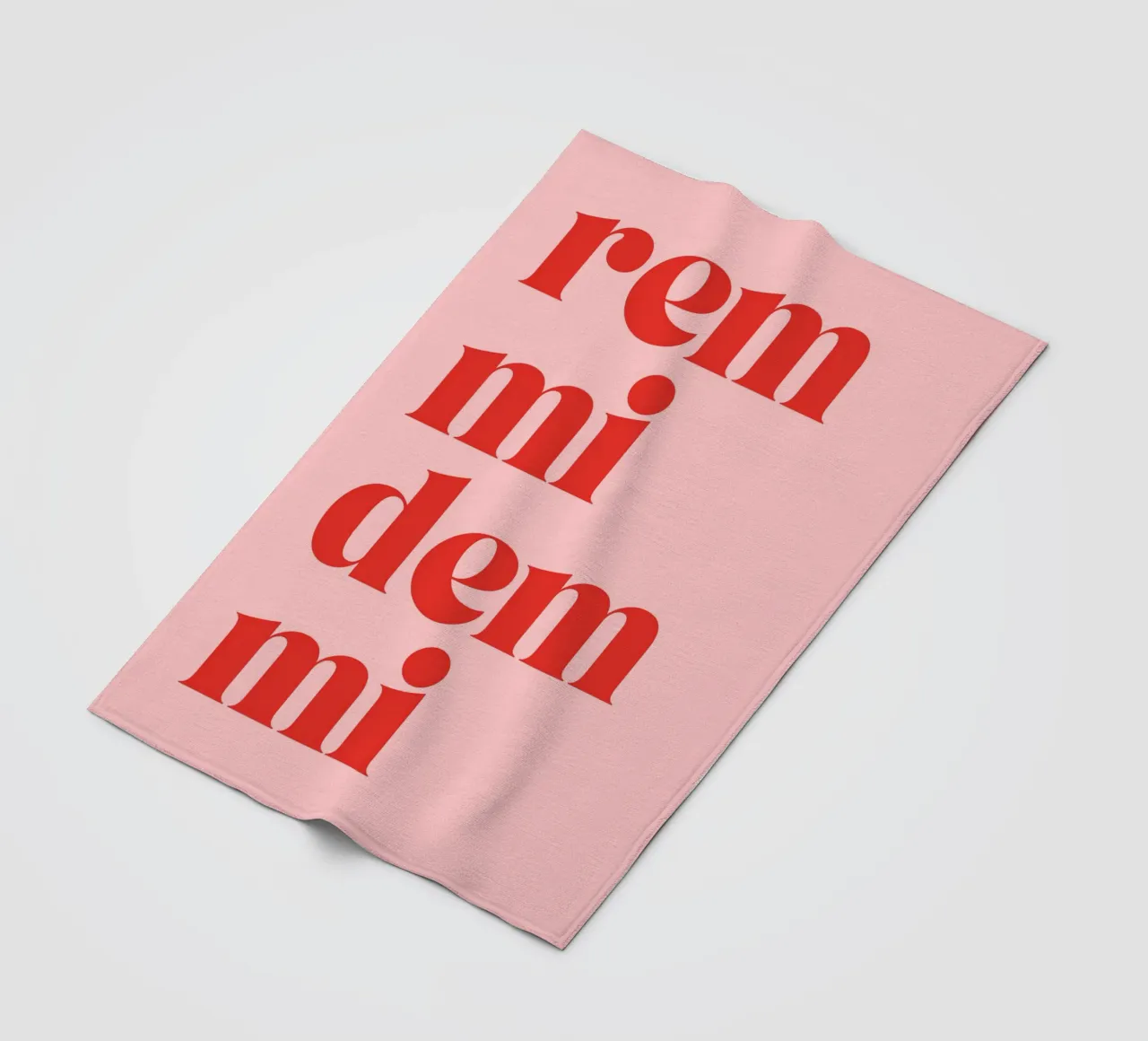 Remmidemmi | Lustiger & Lebhafter Statement Print coperta in pile da PrintCessStudio