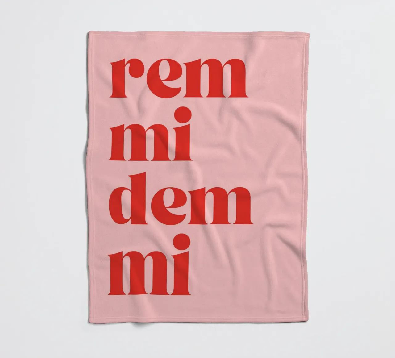 Remmidemmi | Lustiger & Lebhafter Statement Print coperta in pile da PrintCessStudio