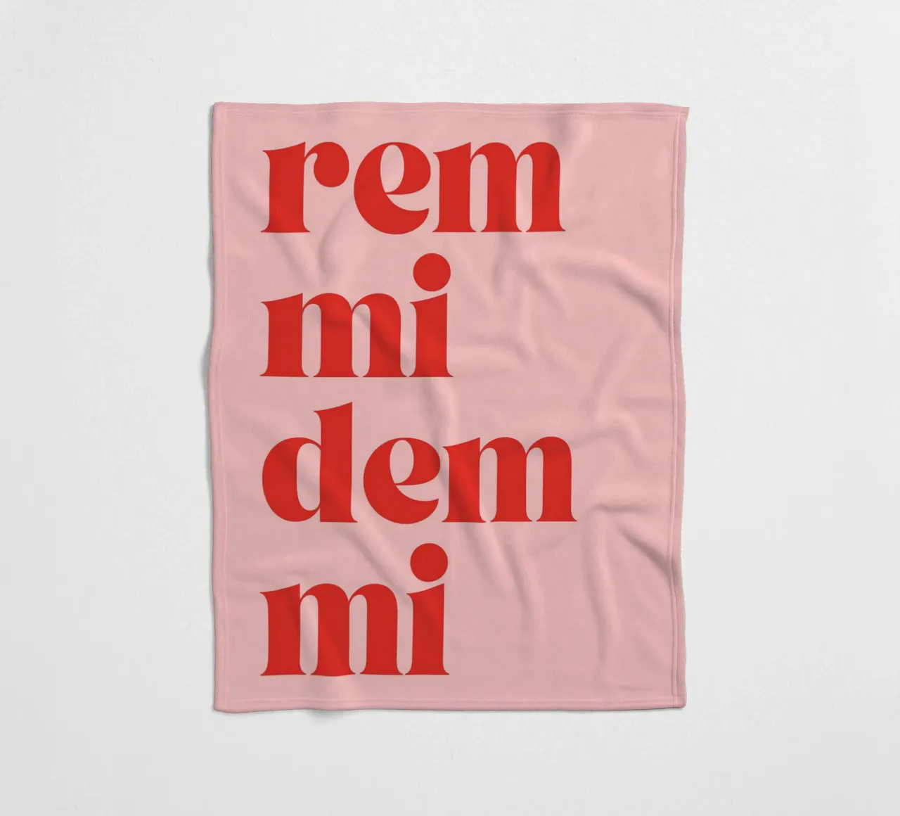 Remmidemmi | Lustiger & Lebhafter Statement Print coperta in pile da PrintCessStudio