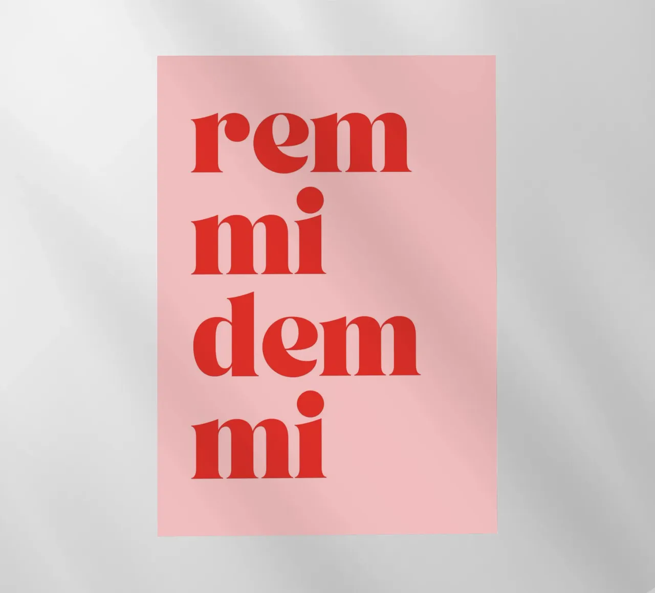 Remmidemmi | Lustiger & Lebhafter Statement Print pellicola backlit da PrintCessStudio