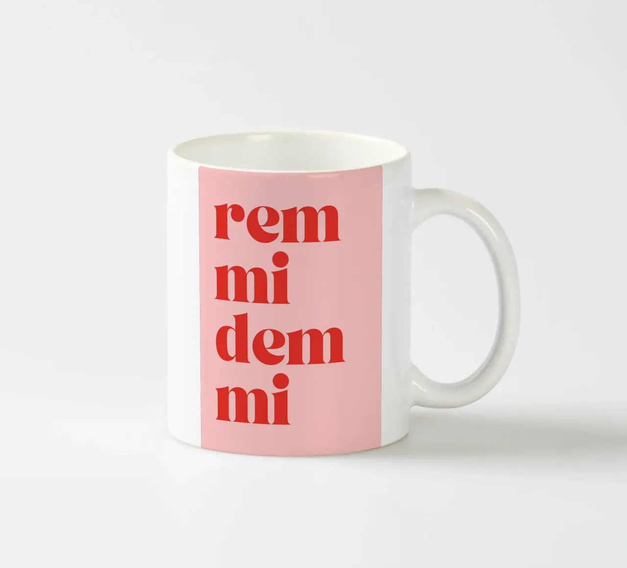 Remmidemmi | Lustiger & Lebhafter Statement Print taza de cerámica de PrintCessStudio