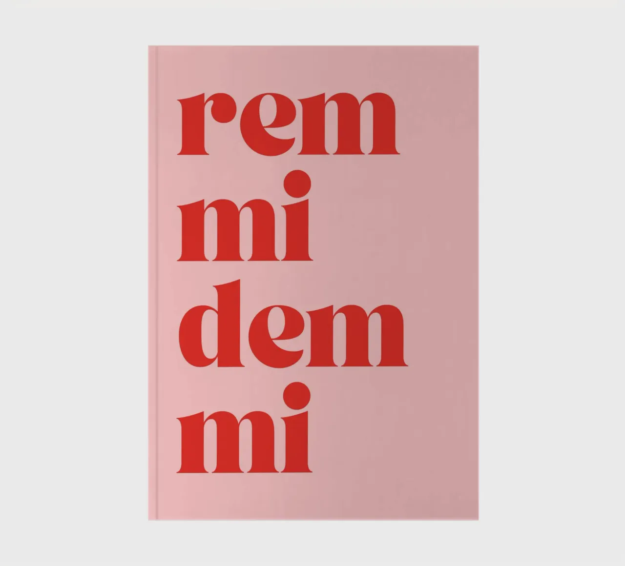 Remmidemmi | Lustiger & Lebhafter Statement Print notebook by PrintCessStudio