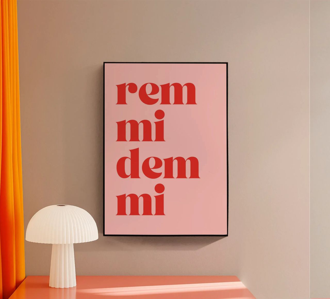 Remmidemmi | Lustiger & Lebhafter Statement Print plexiglass da PrintCessStudio