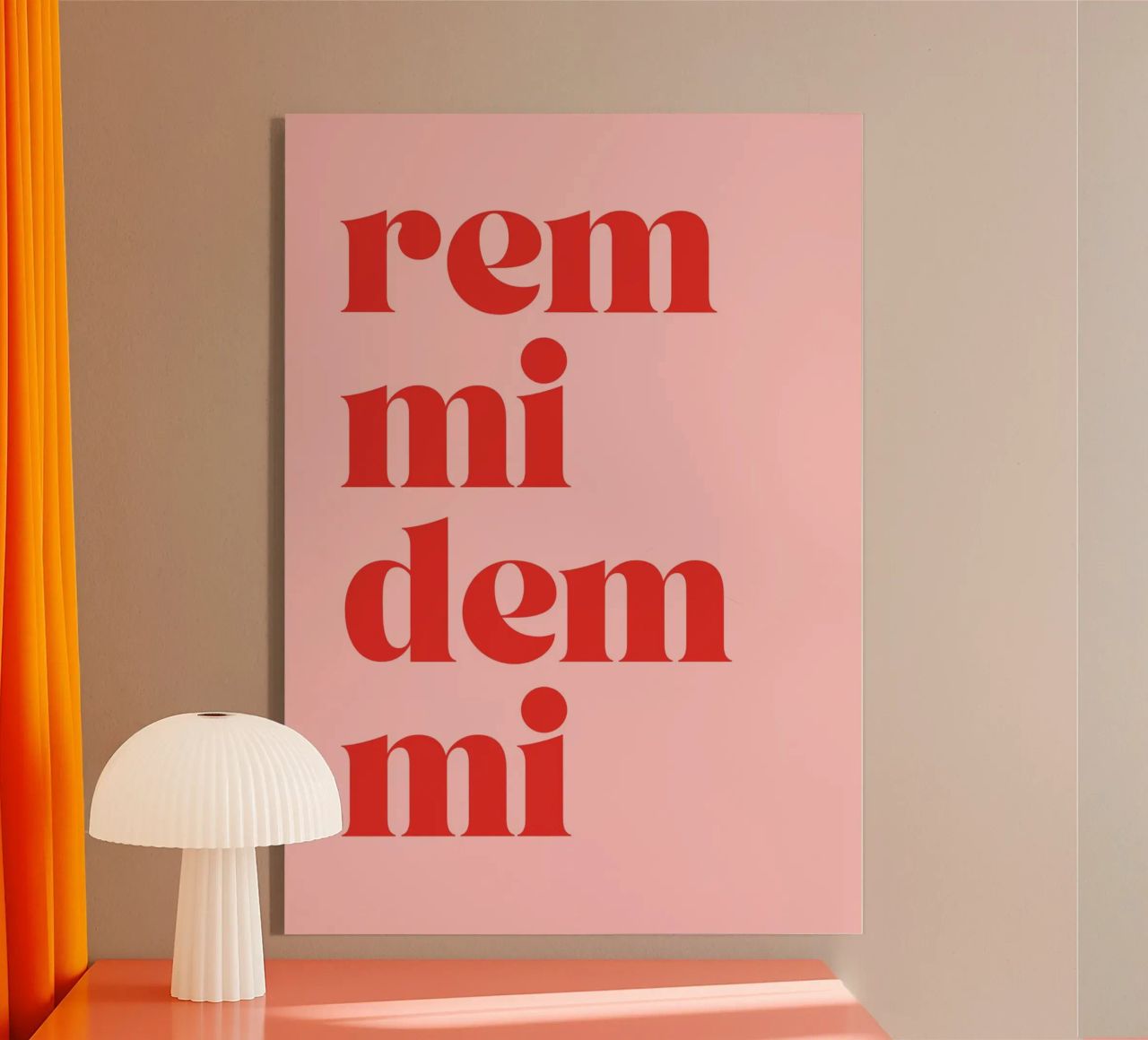 Remmidemmi | Lustiger & Lebhafter Statement Print plexiglass da PrintCessStudio