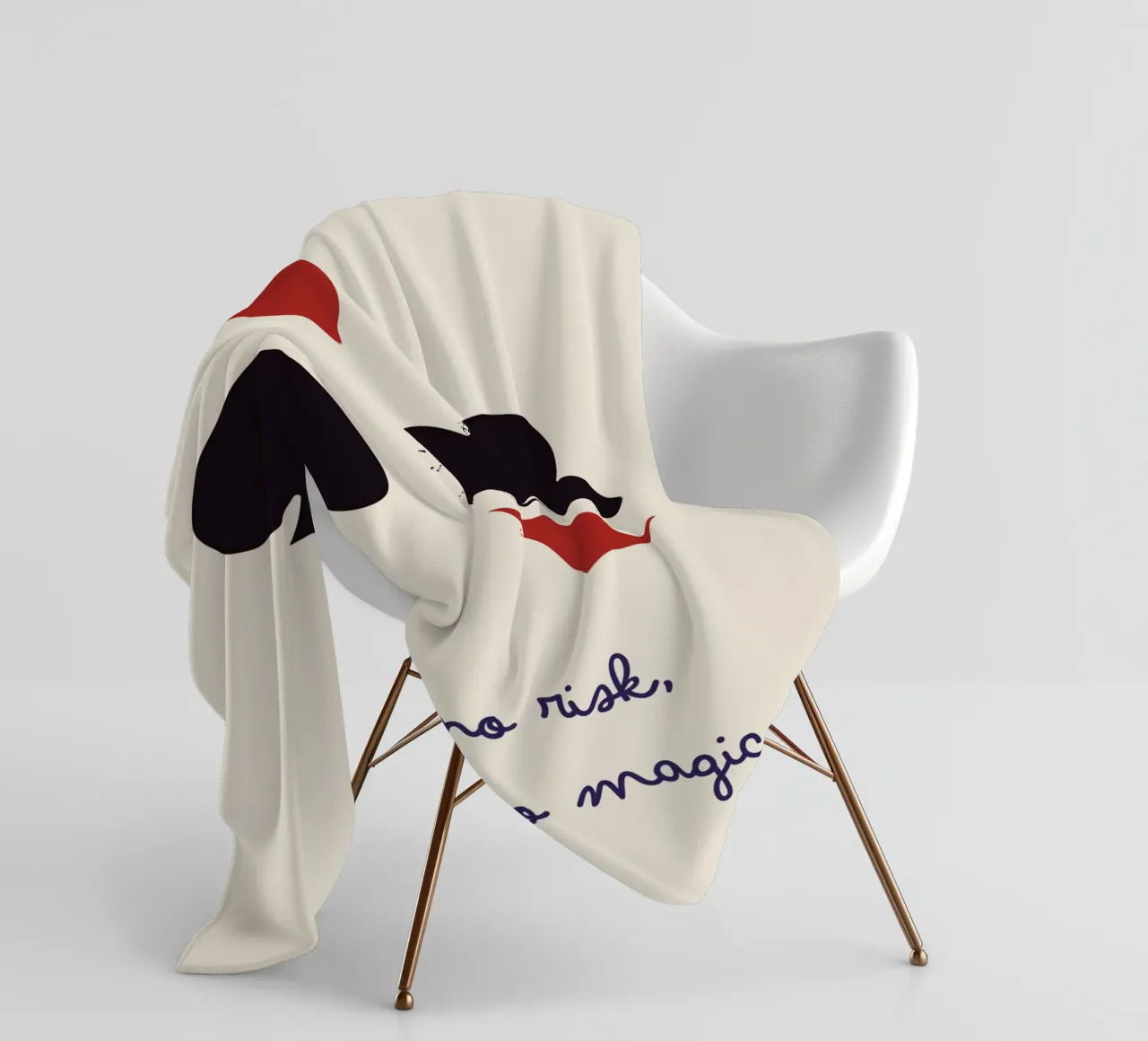 No Risk, No Magic | Bold & Playful Card Deck Print coperta in pile da PrintCessStudio