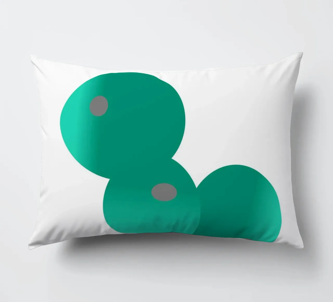 Tre palline verdi e blu cuscino da Something for you
