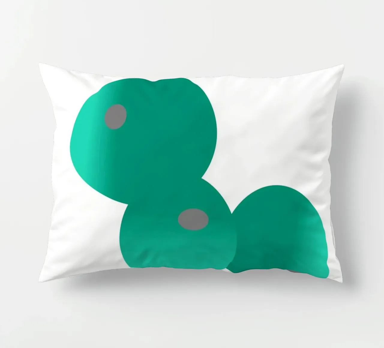 Tre palline verdi e blu cuscino da Something for you