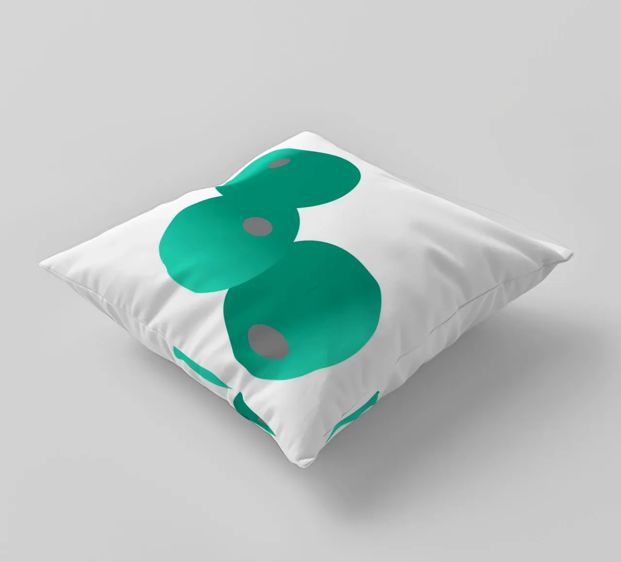 Tre palline verdi e blu cuscino da Something for you