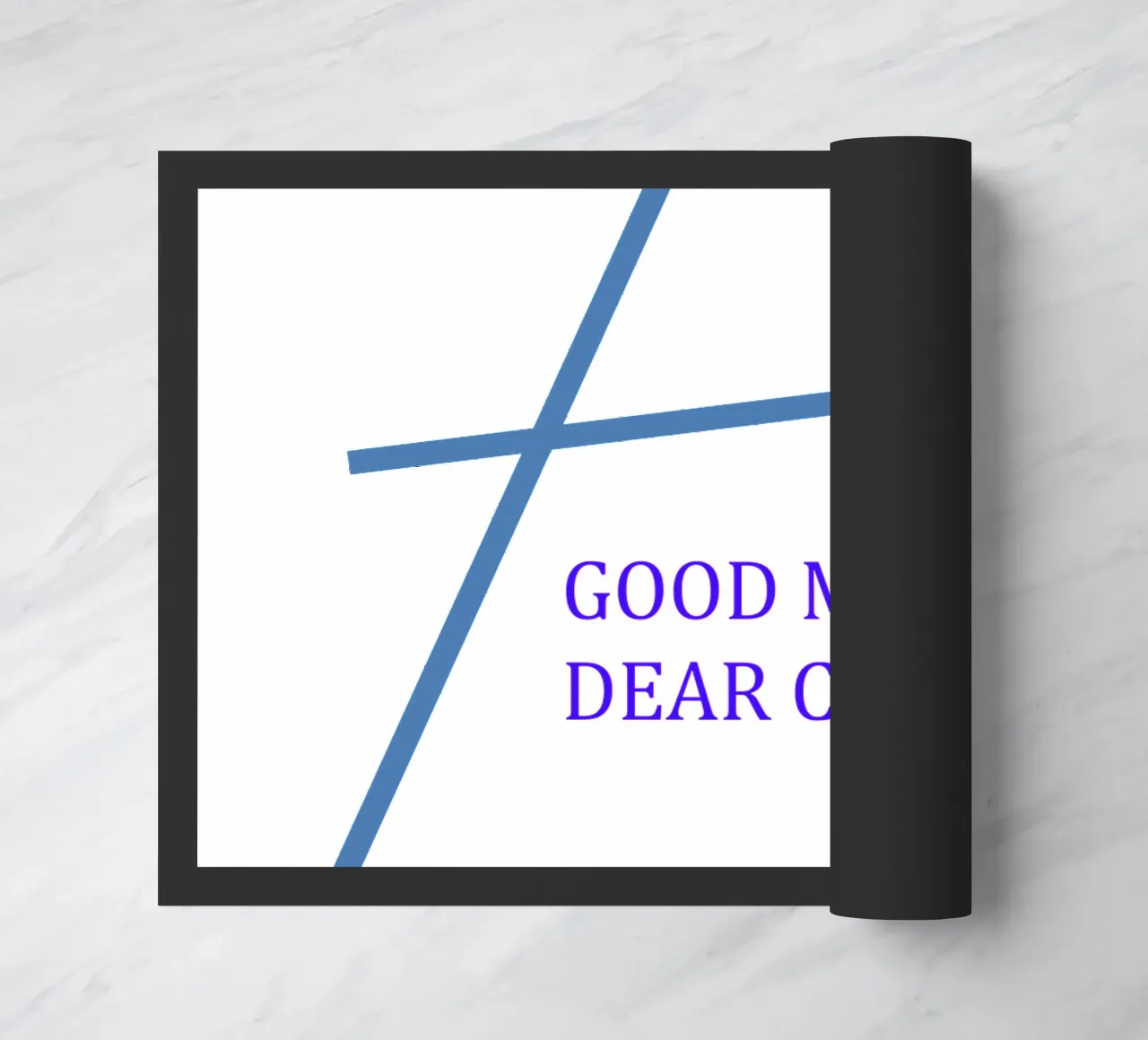 Motivo grafico con slogan zerbino da Something for you