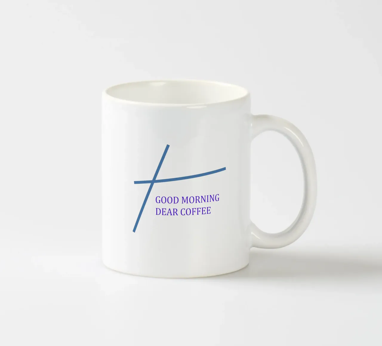 Motivo grafico con slogan tazza in ceramica da Something for you