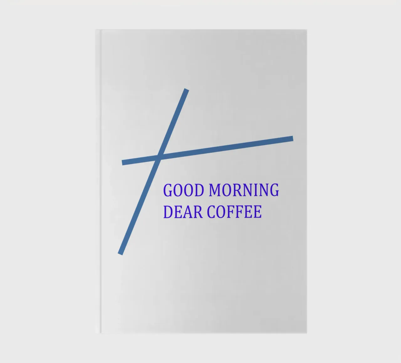 Graphic pattern with slogan notebook by Something for you