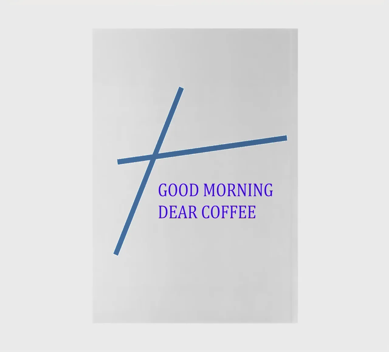 Graphic pattern with slogan notebook by Something for you