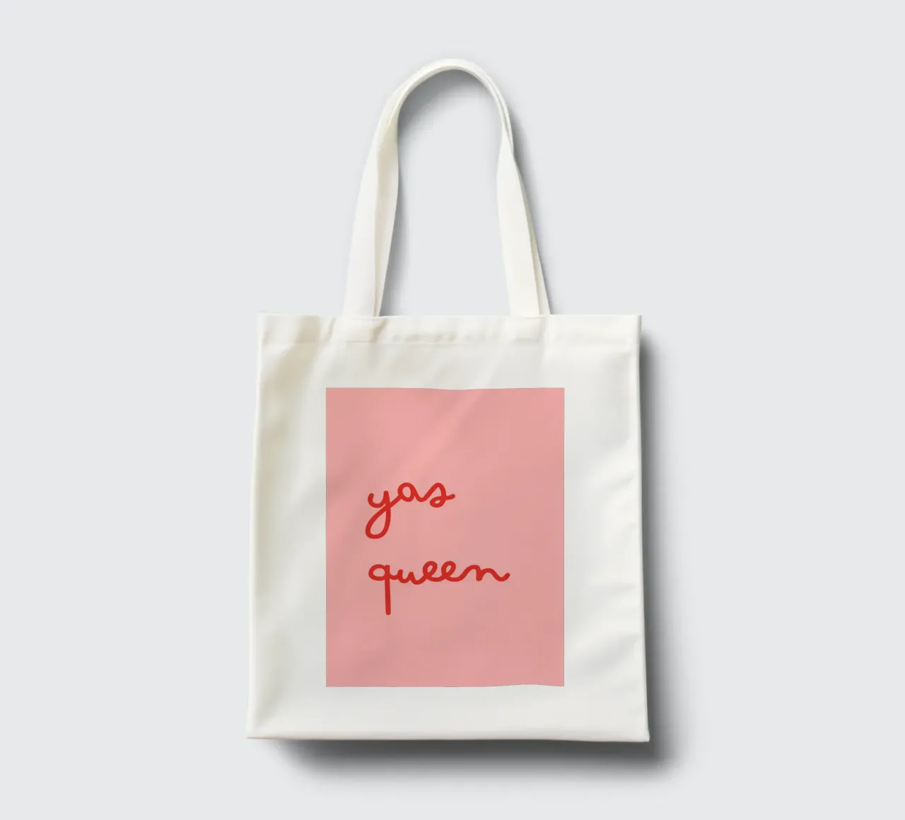 Yas Queen | Bold & Empowering Statement Print borsa in juta da PrintCessStudio