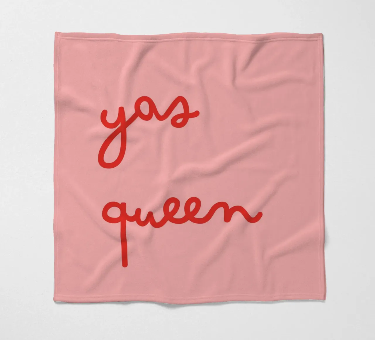 Yas Queen | Bold & Empowering Statement Print manta de franela de PrintCessStudio