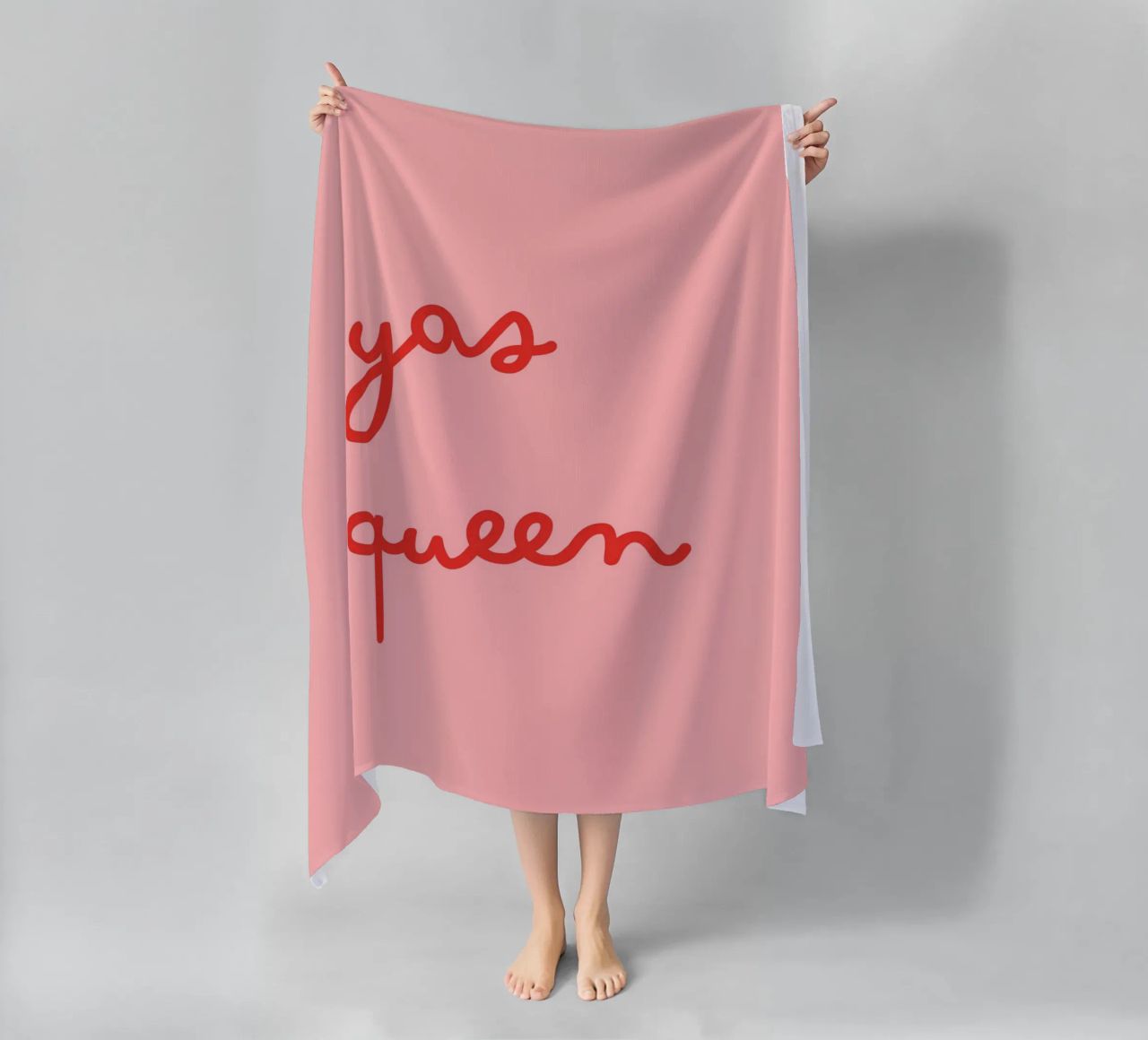 Yas Queen | Bold & Empowering Statement Print telo mare da PrintCessStudio