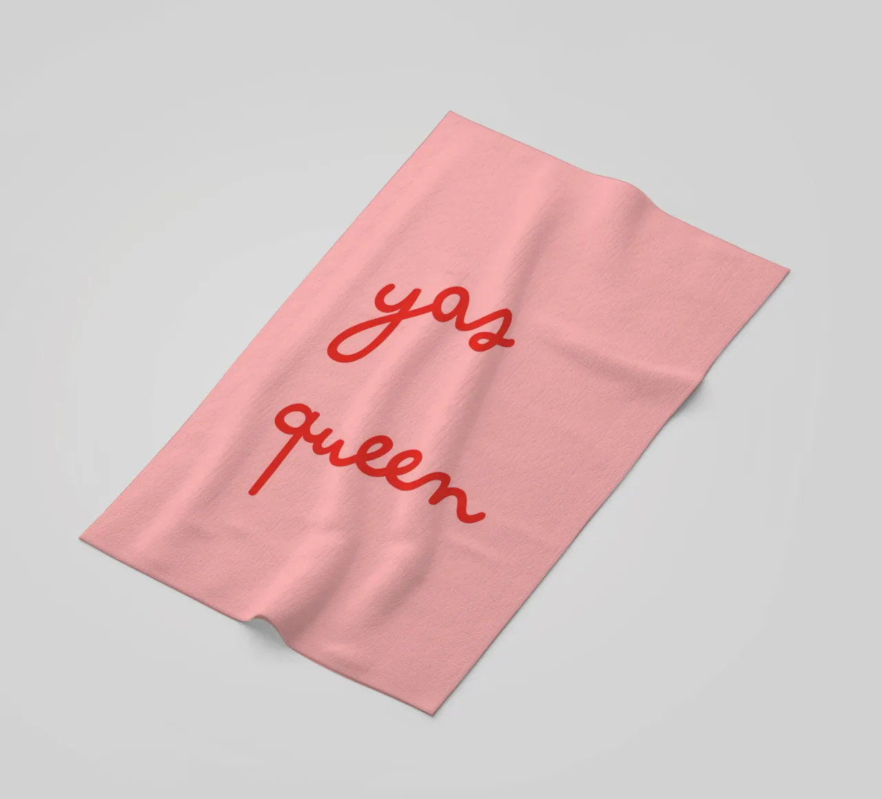 Yas Queen | Bold & Empowering Statement Print toalla de playa de PrintCessStudio