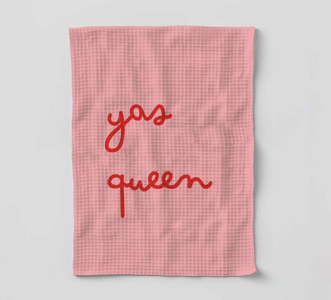 Yas Queen | Bold & Empowering Statement Print canovaccio da cucina da PrintCessStudio