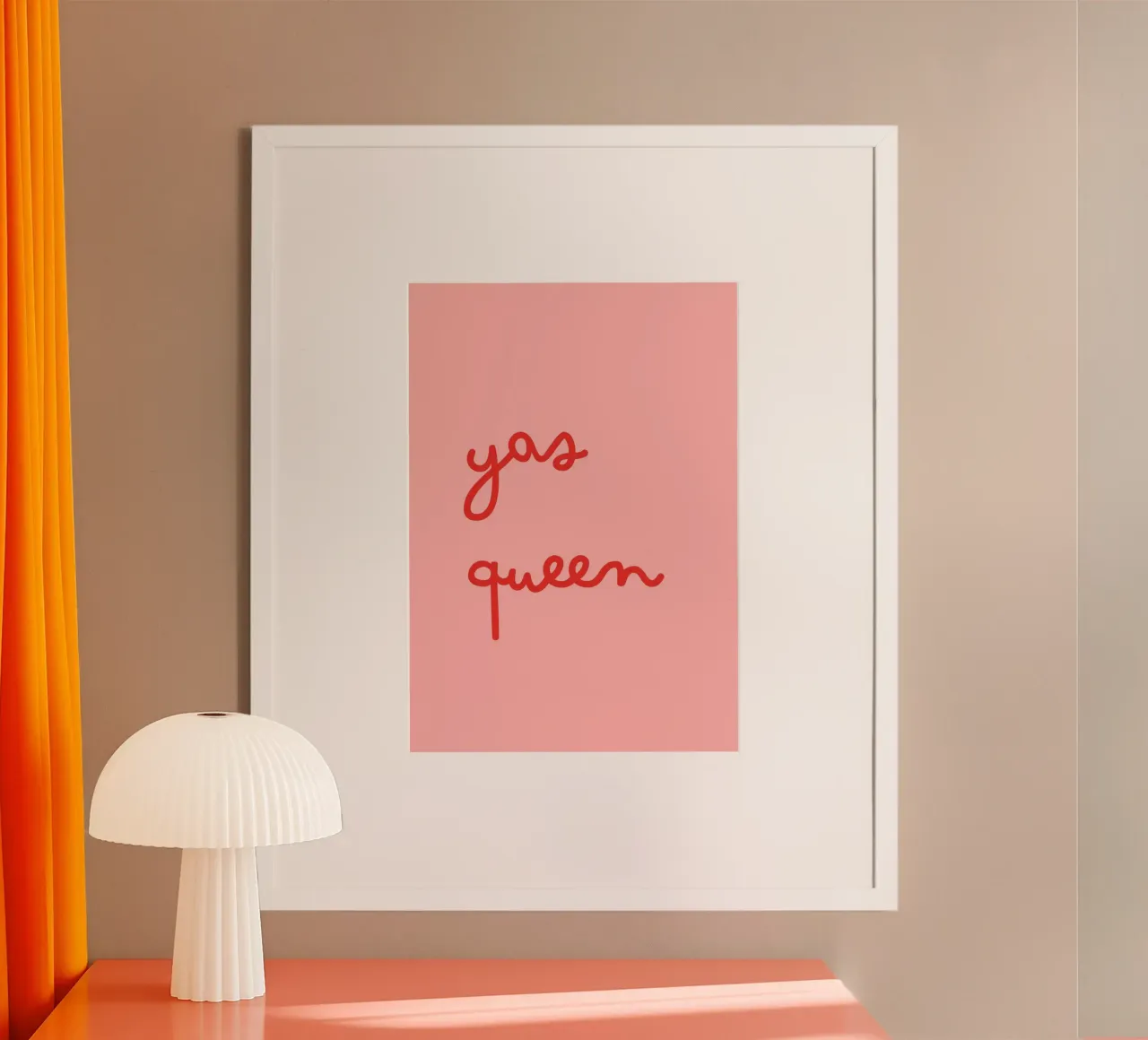 Yas Queen | Bold & Empowering Statement Print carta hahnemühle da PrintCessStudio