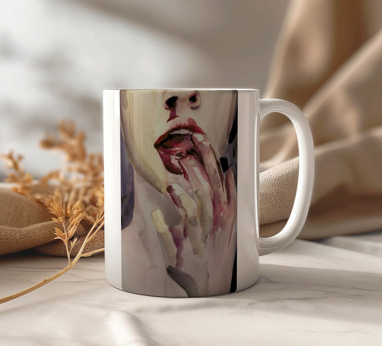 Bombastic Twaddle tazza in ceramica da Victoria Verbaan