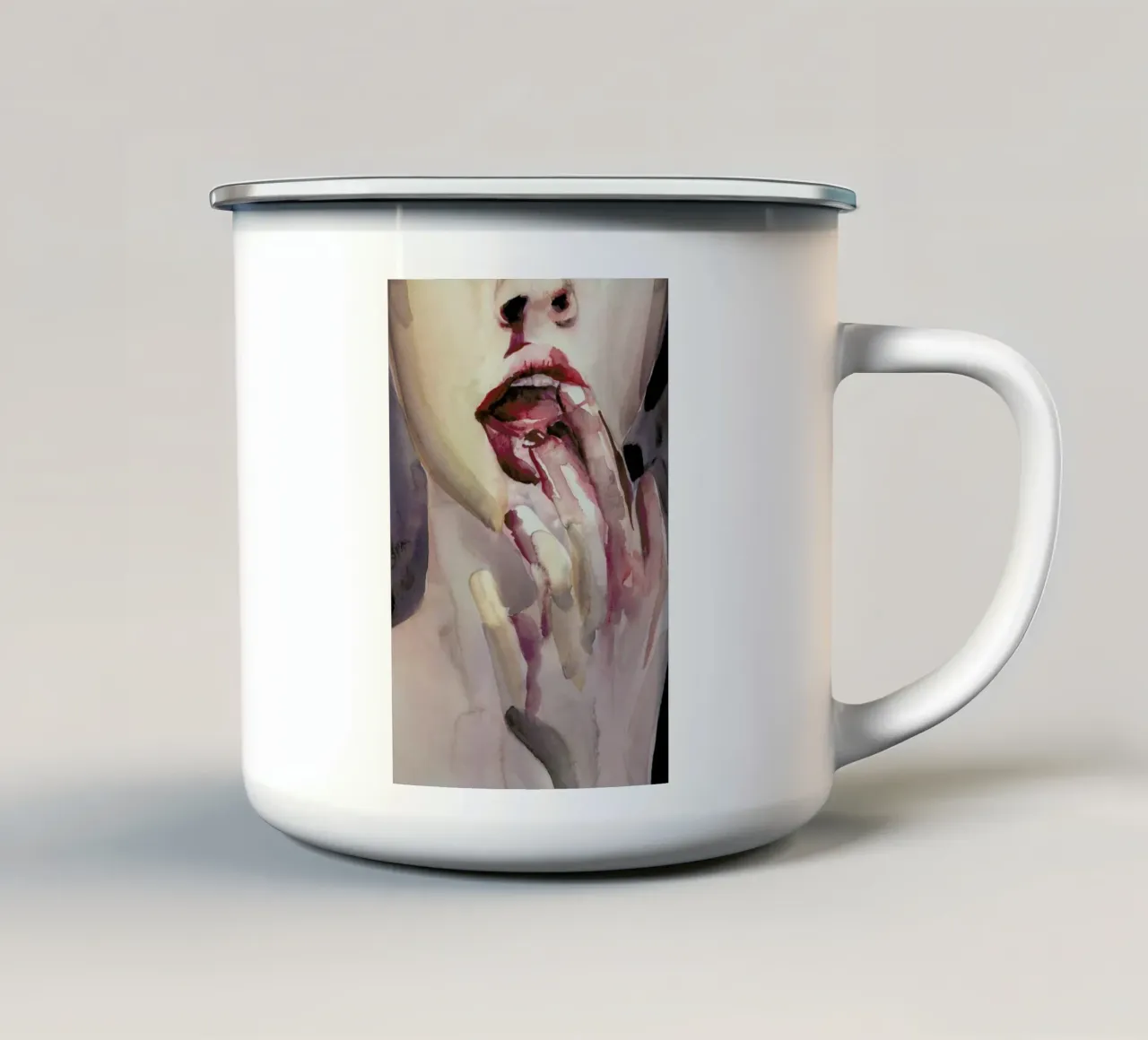 Bombastic Twaddle taza de esmalte de Victoria Verbaan