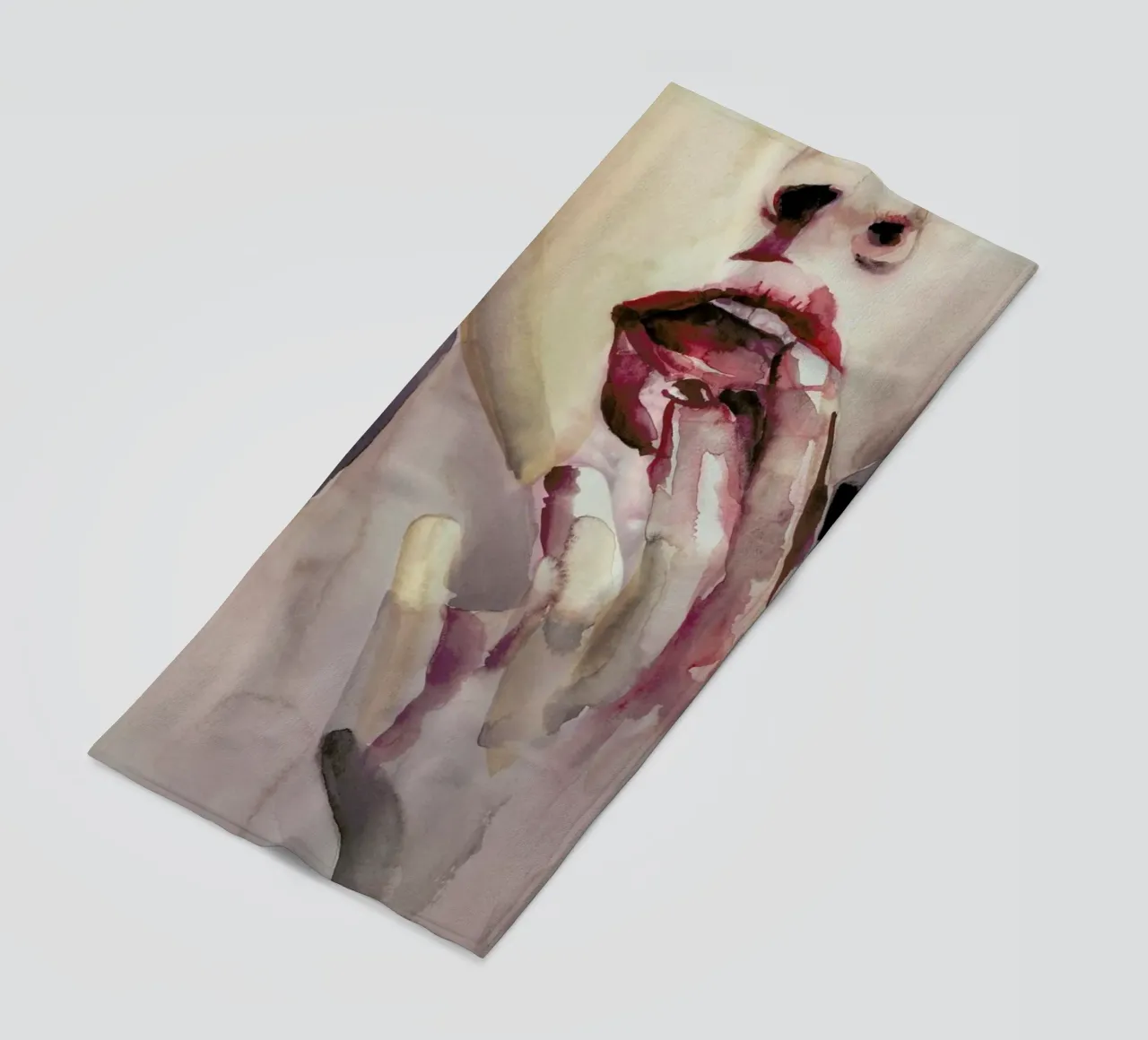 Bombastic Twaddle beach towel by Victoria Verbaan