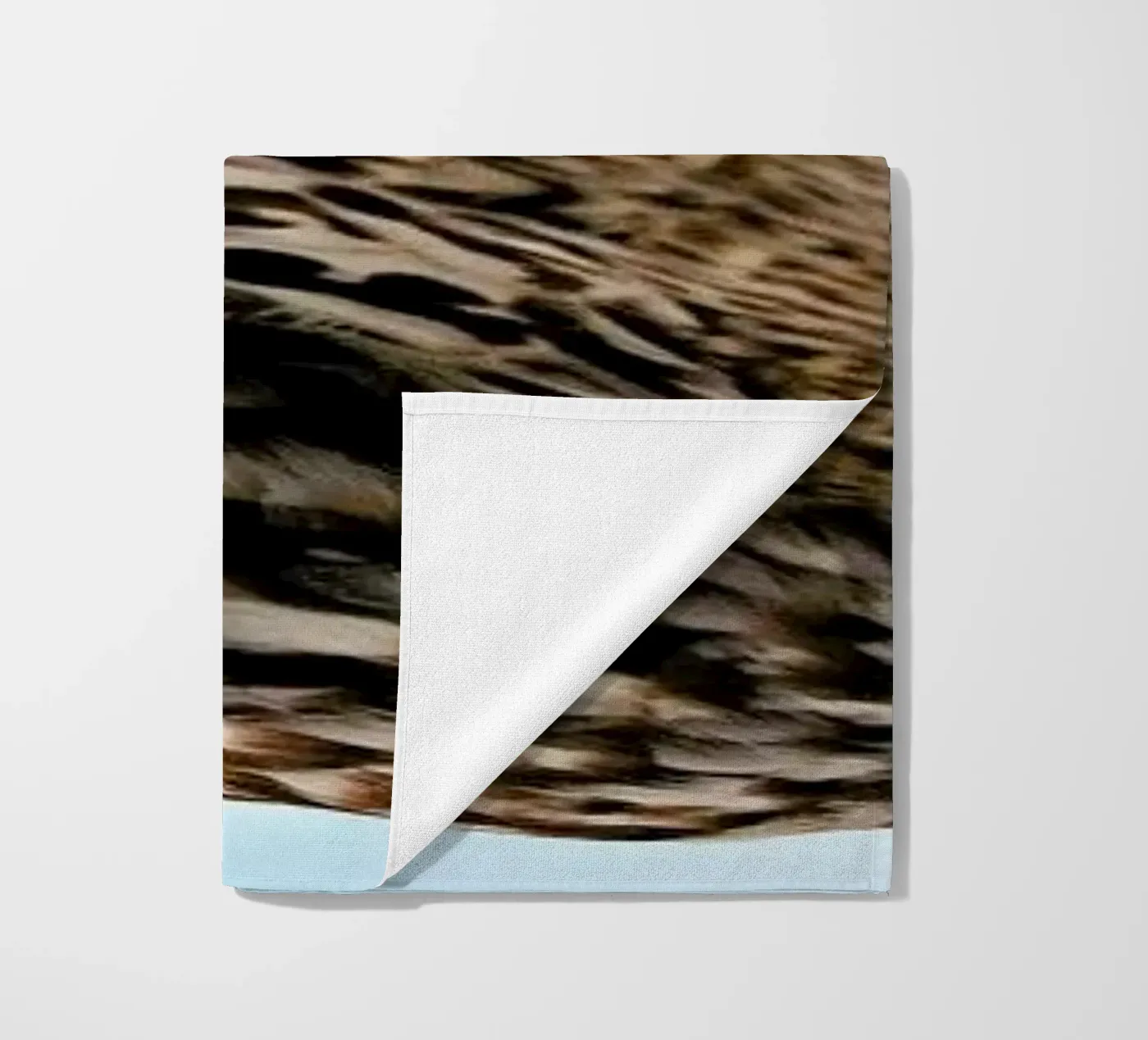 Owl beach towel by Charlotte Curd