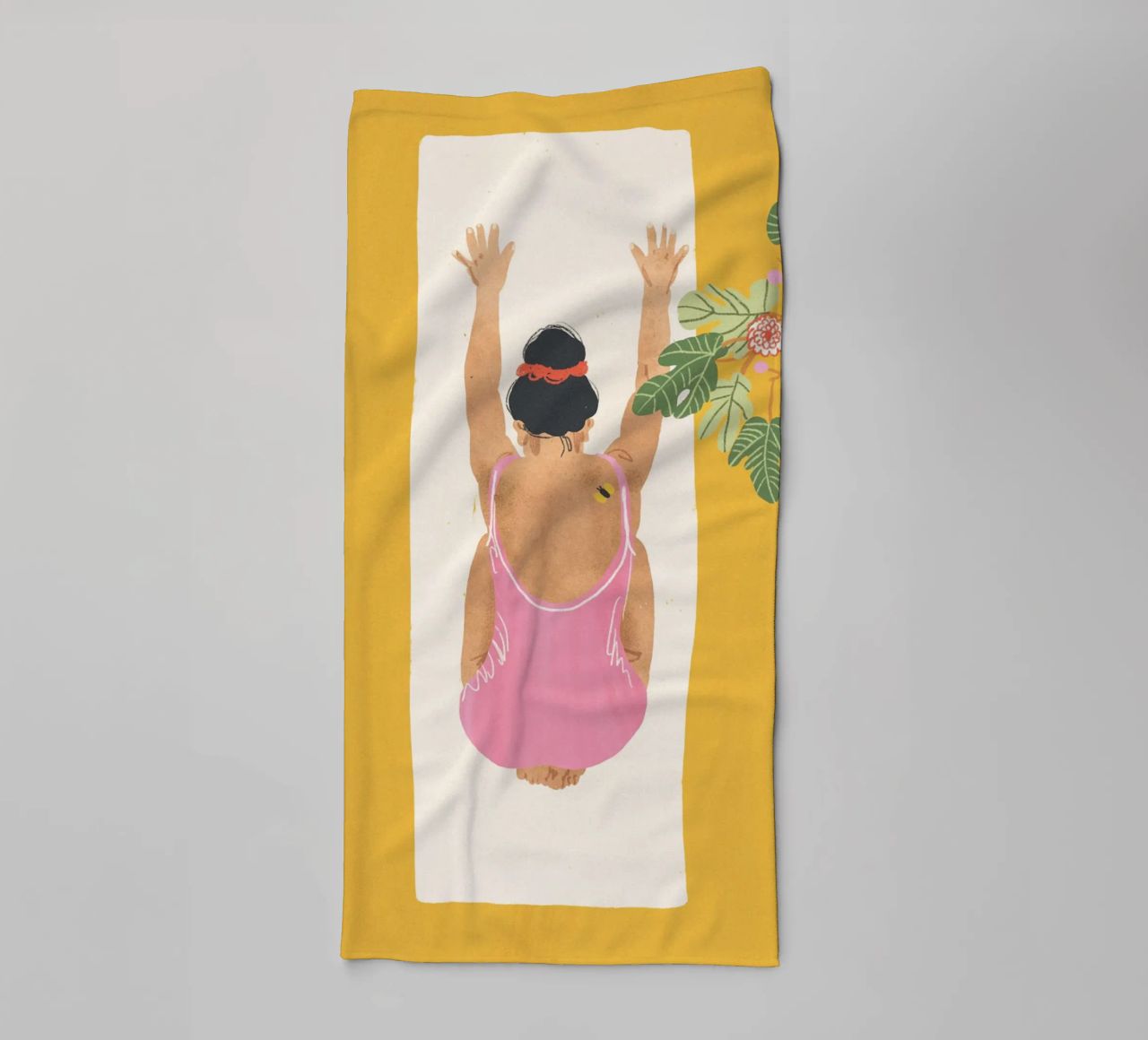 Yoga toalla de baño de GigiRosado