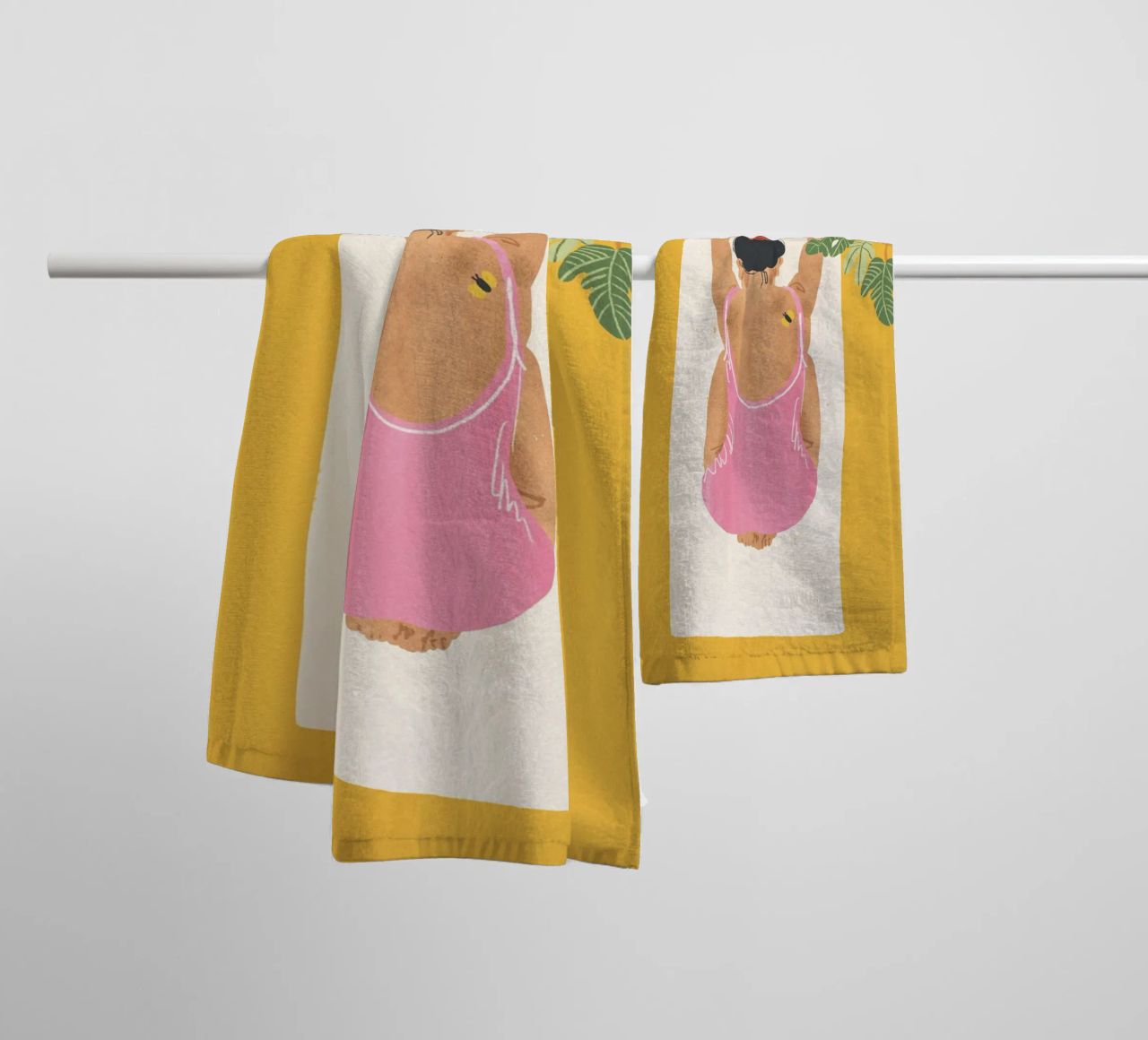 Yoga toalla de baño de GigiRosado