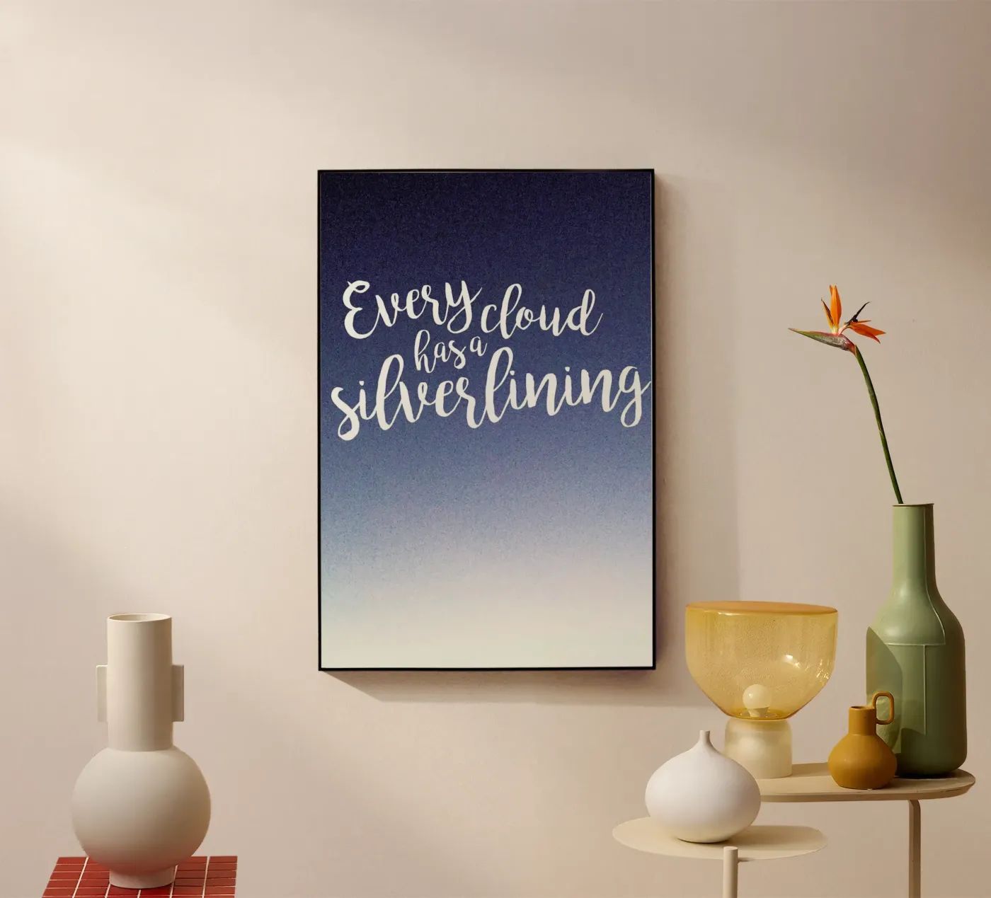 Every Cloud acryl van UN-TYPISCH