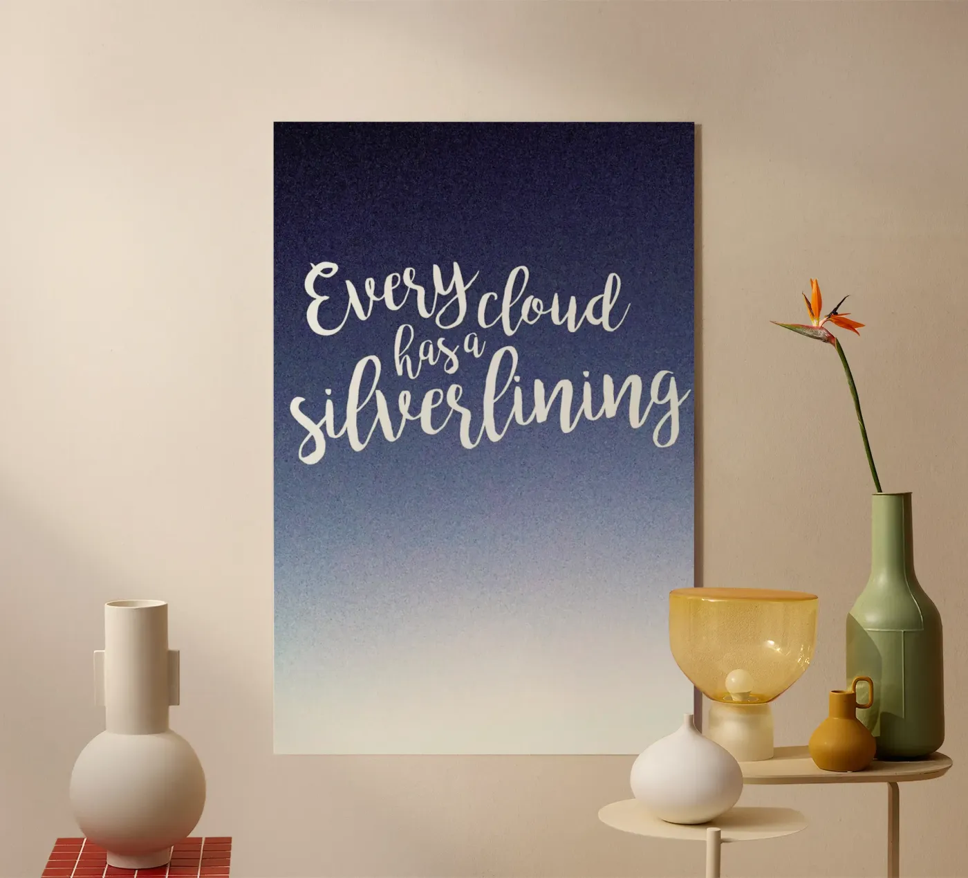 Every Cloud acryl van UN-TYPISCH