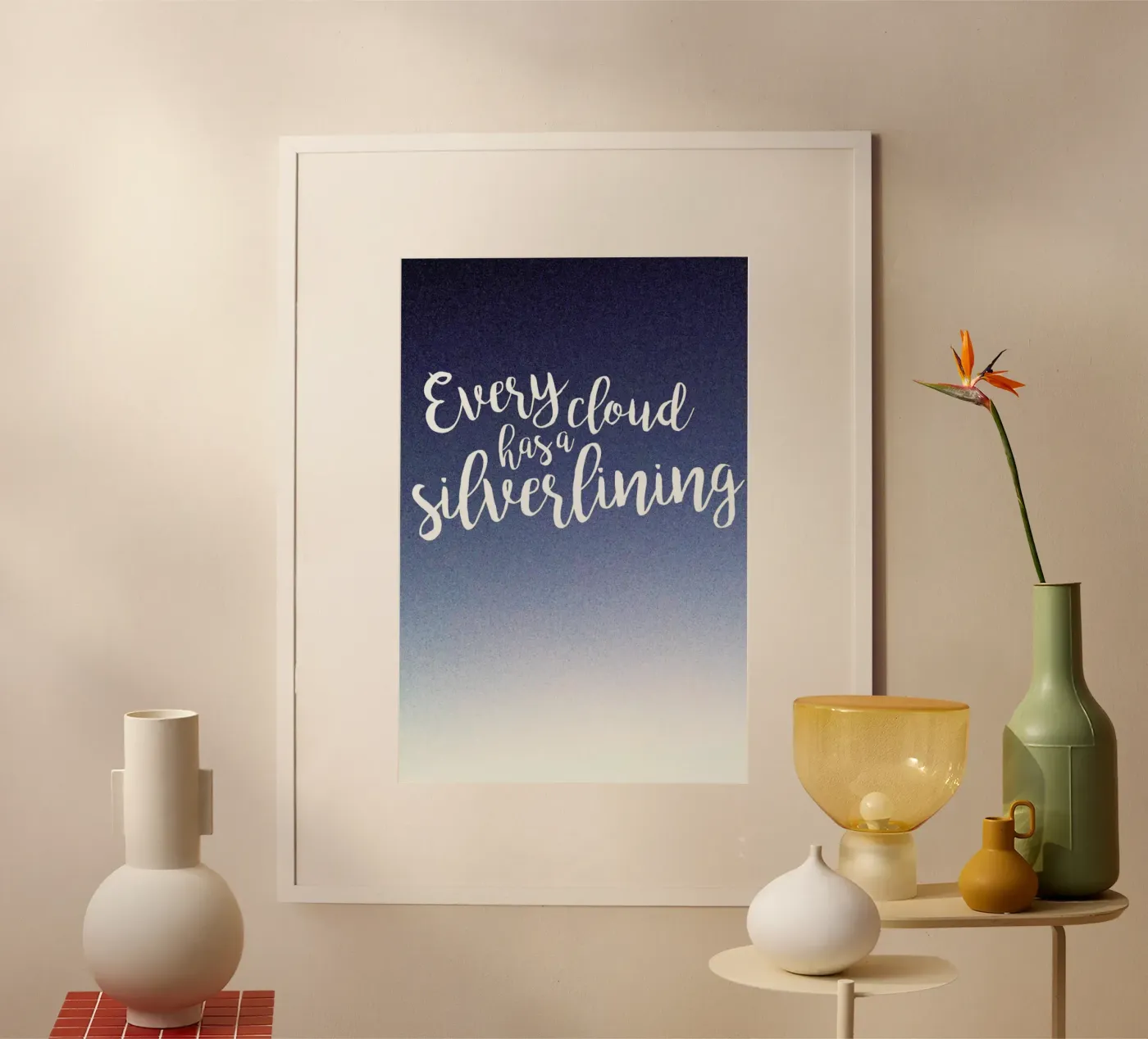 Every Cloud poster by UN-TYPISCH