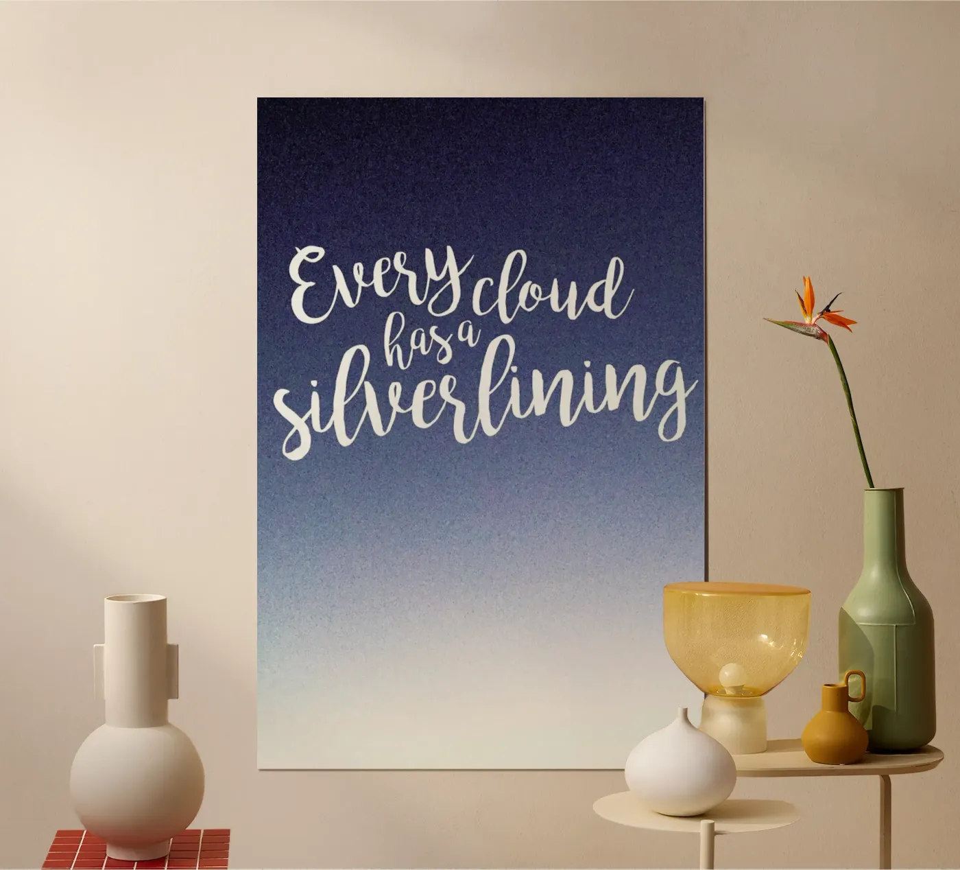 Every Cloud poster by UN-TYPISCH