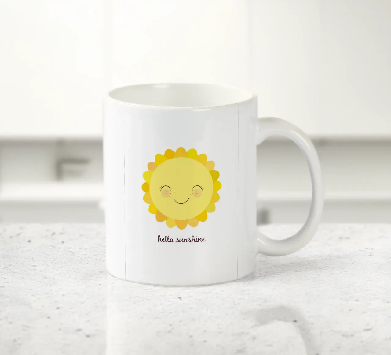 Hello Sunshine - Sole sorridente tazza in ceramica da JaySan Studio